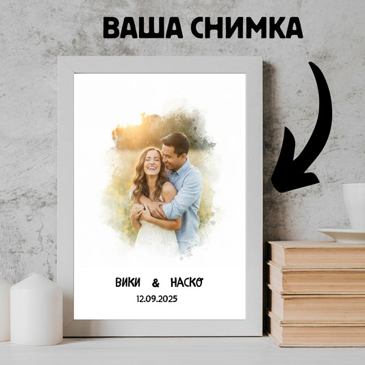 Персонализиран Постер за Двойки