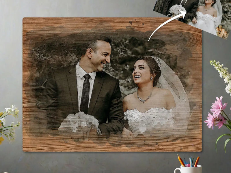 Картина на дърво